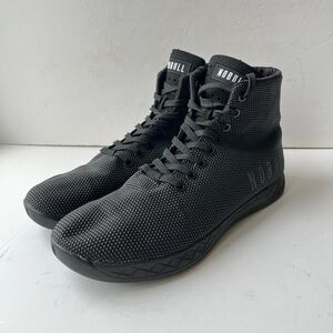 NoBull Trainer High Top Black Sneaker Men 8.5 Women 10
